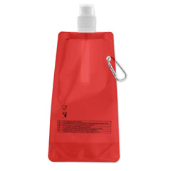Opvouwbare PET Drinkfles 480 ml - Rood
