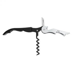 Roestvrijstalen Kelnersmes met Dubbele Wandsteun - Zwart