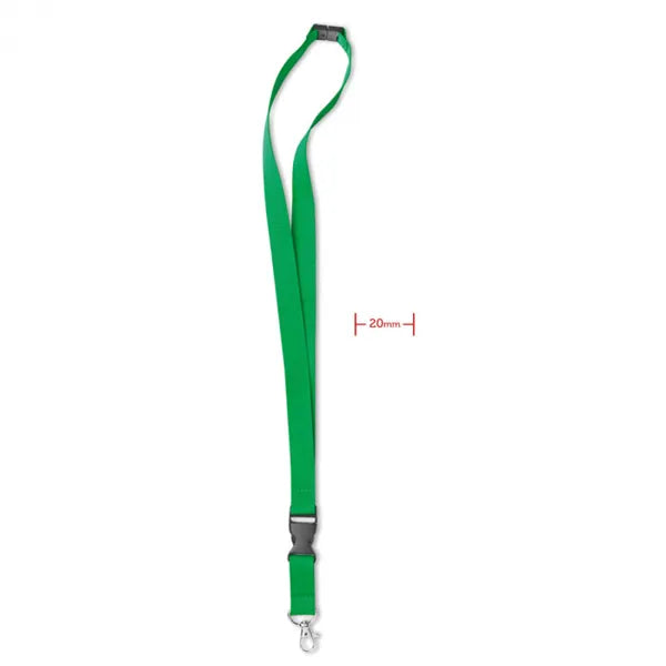 lanyard polyester karabijnhaak groen 198595