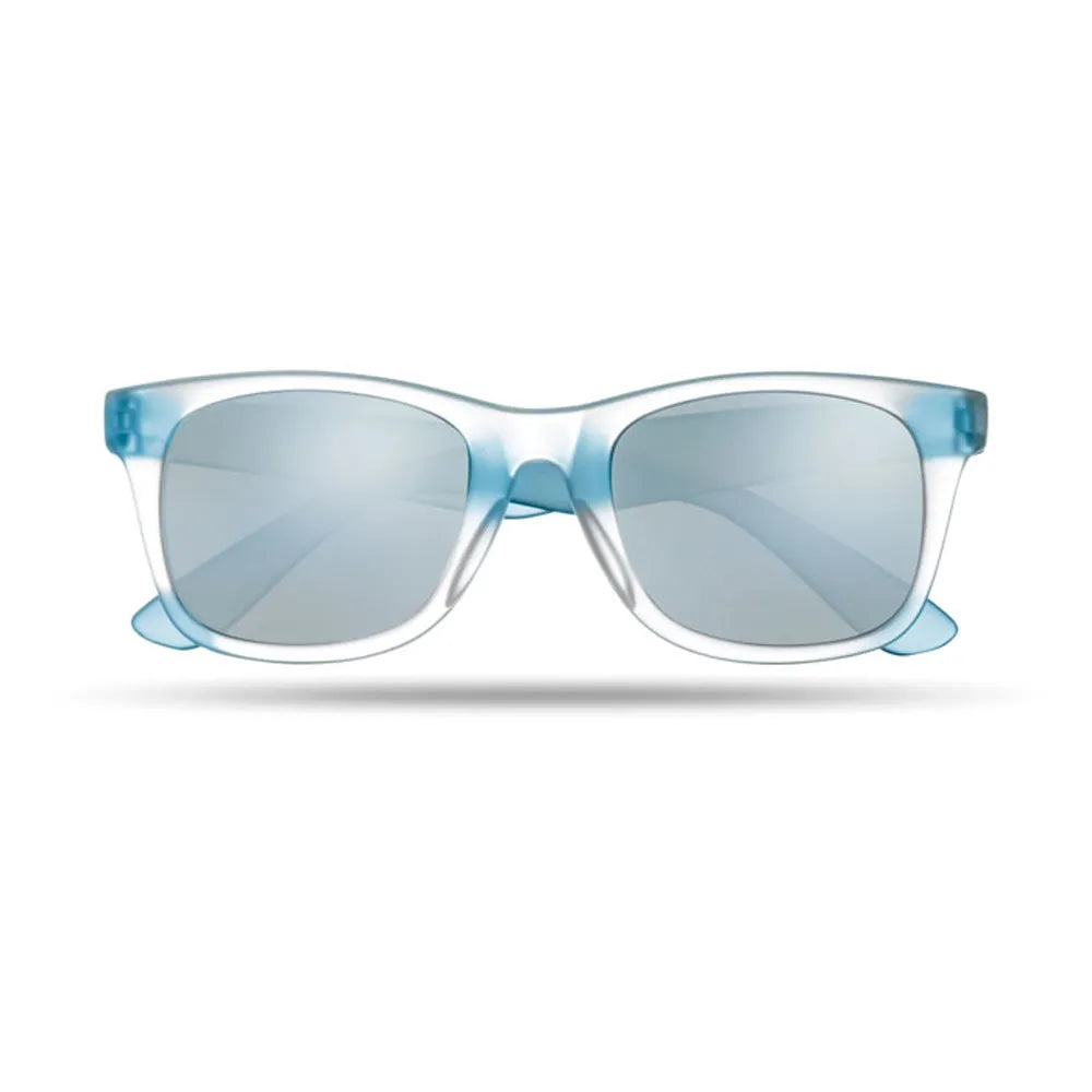 Zonnebril met gekleurde spiegelglazen en UV400, Blauw - 198652