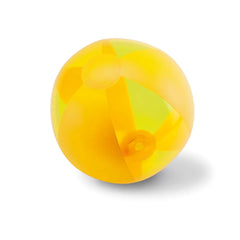 Opblaasbare Strandbal Ø240 mm – Transparant Design - Geel
