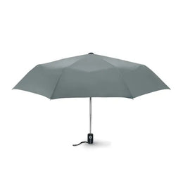 Opvouwbare automatische stormparaplu 21 inch geopend, Grijs - 198780