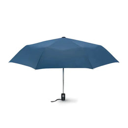Opvouwbare automatische stormparaplu 21 inch geopend, Marineblauw - 198780