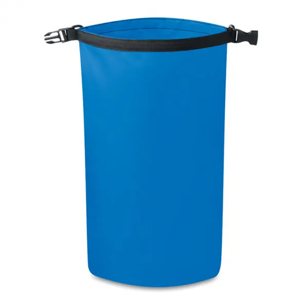 tas waterdicht pvc 10 liter royal blauw open 198787
