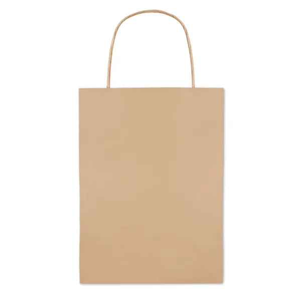 Kleine papieren geschenktas, Bruin - 198807