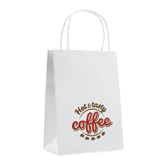 Kleine Papieren Geschenktas | Wit