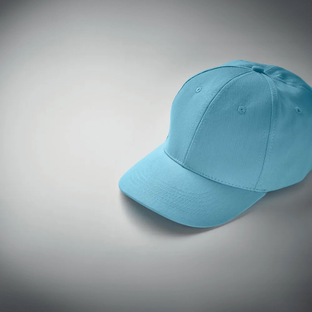 baseball cap 6 panelen baby blauw detail 198834