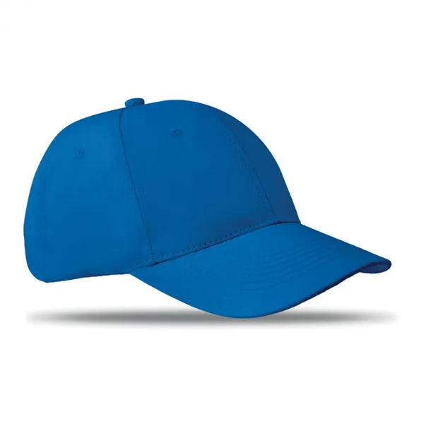 baseball cap 6 panelen blauw 198834