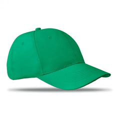 Baseball Cap met 6 Panelen en Verstelbare Sluiting Groen