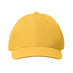 Baseball Cap met 6 Panelen en Verstelbare Sluiting - Geel