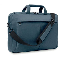 Laptoptas 15 inch met schouderband detail, Blauw - 198957