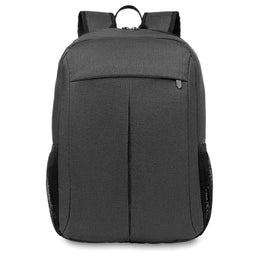 laptop rugtas 15 inch ritssluiting grijs voorzijde 198958