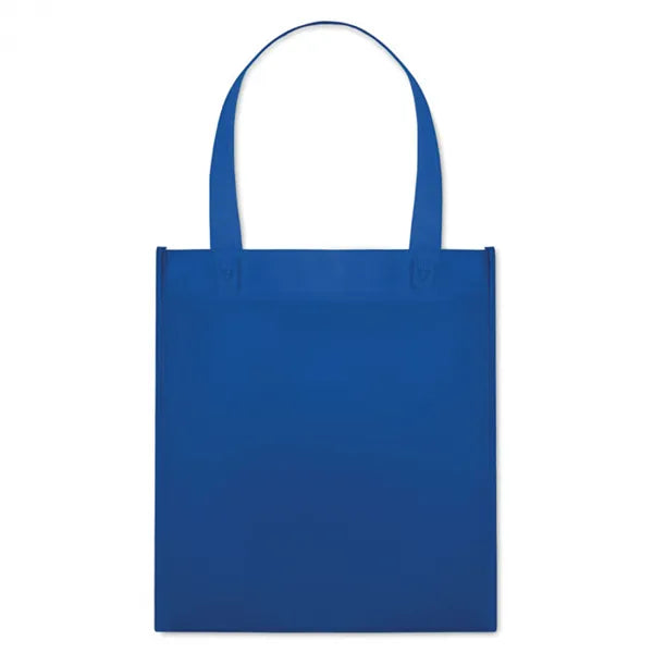 Non-woven boodschappentas met gelaste handvatten, Blauw - 198959
