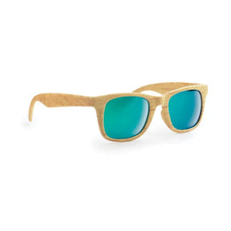 Woodie zonnebril met houtlook en UV400, Beige - 199022