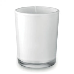 Geurkaars in Gekleurd Glas - Wit