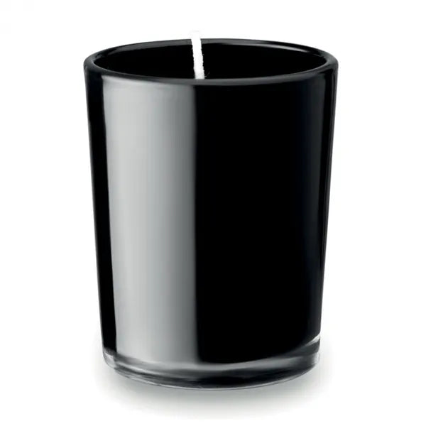 Geurkaars in gekleurd glas, Zwart - 199030