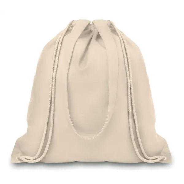 rugzak canvas lange hengsels beige achterkant 199040
