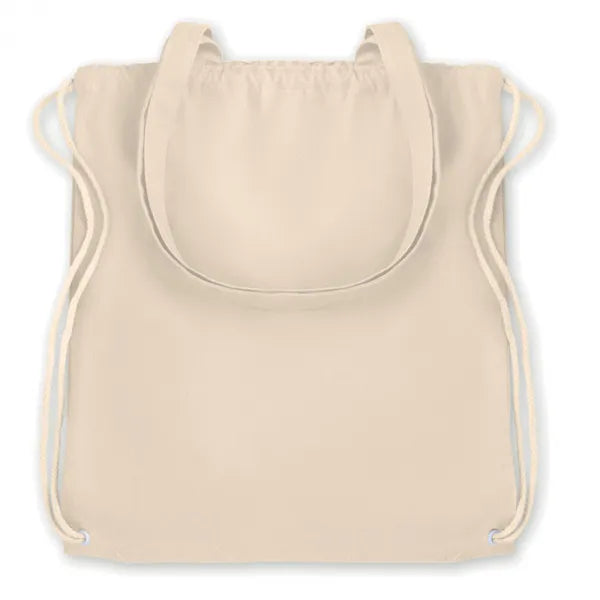 rugzak canvas lange hengsels beige 199040