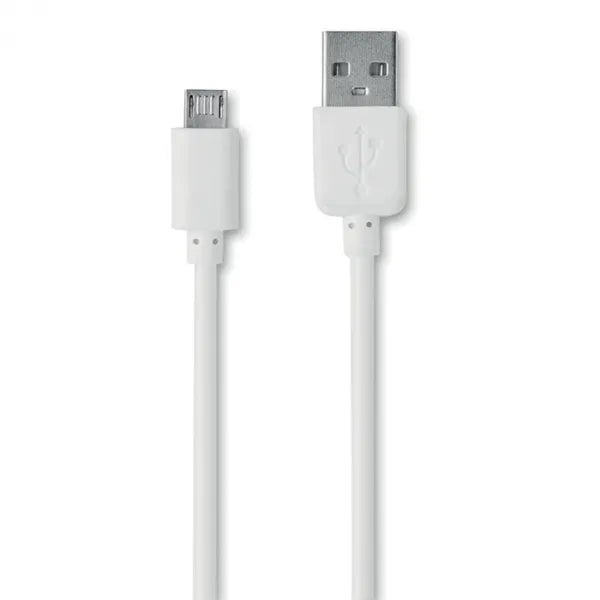 USB-oplaadkabel voor powerbank, Wit - 199051
