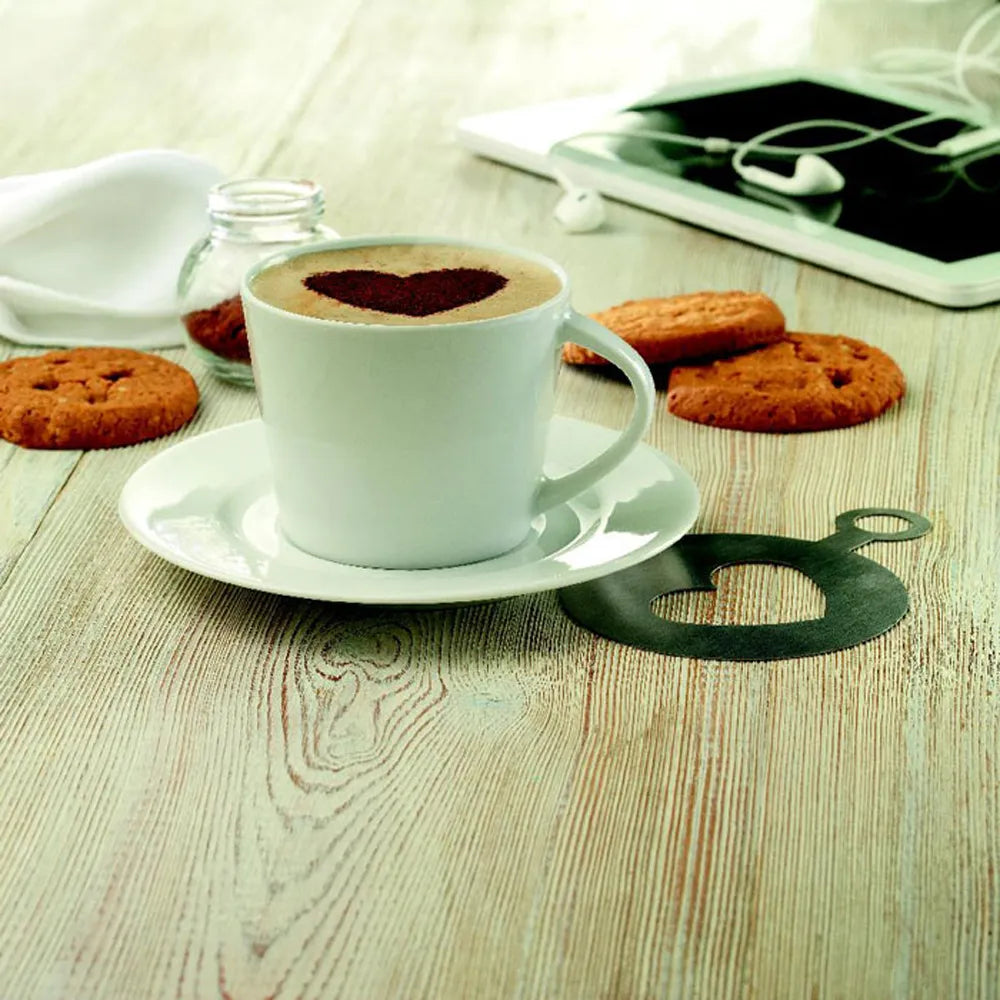 cappuccino kop en schotel porselein conisch wit sfeer foto 199080