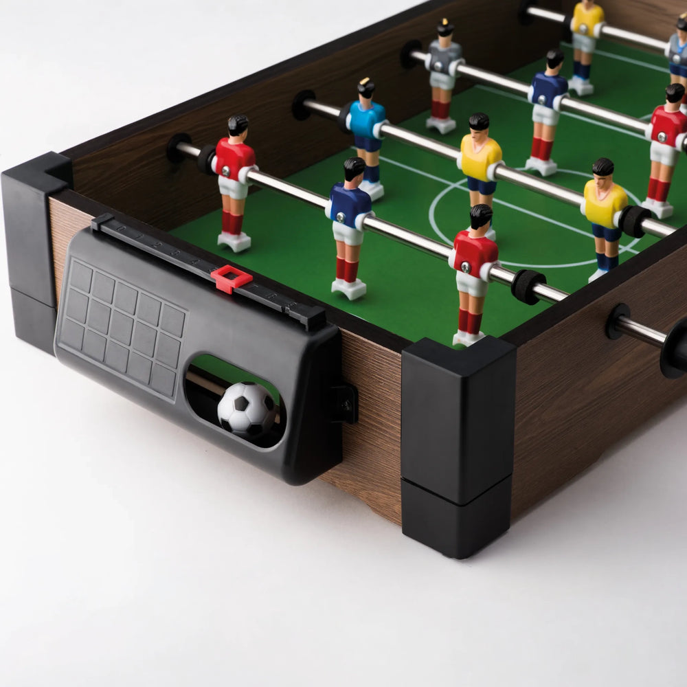 Mini-tafelvoetbalspel van MDF detail, Meerkleurig - 199192