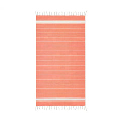 Katoenen hamamdoek 180 gr/m² bedrukken als zomergeschenk - Oranje