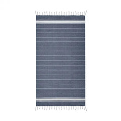 Katoenen hamamdoek 180 gr/m² bedrukken als zomergeschenk -Blauw