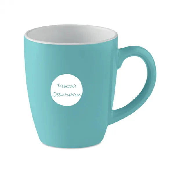 Keramische mok 290 ml, Turquoise - 199242