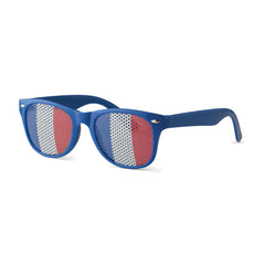 Supportersbril met landenvlag op de glazen - Royalblue