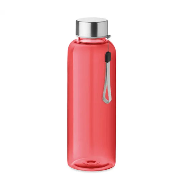 Lekvrije tritan drinkfles 500 ml met RVS dop, Rood - 199356