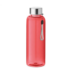 Lekvrije Tritan drinkfles 500 ml met rvs dop bedrukken - Rood