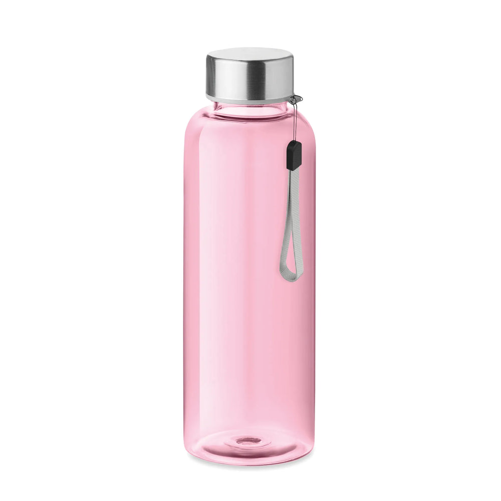 Lekvrije tritan drinkfles 500 ml met RVS dop, Roze - 199356