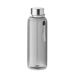 Tritan drinkfles 500 ml met RVS-dop, Transparant/blauw - 199356