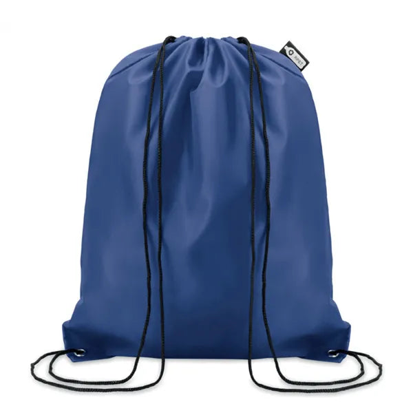 RPET rugzakje met koordsluiting, Blauw - 199440