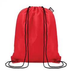 RPET rugzakje met koordsluiting - Rood