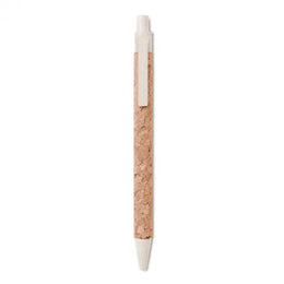 balpen kurk blauw schrijvend beige 199480