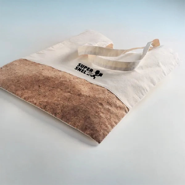 draagtas boodschappentas met kurk detail sfeer foto 199517