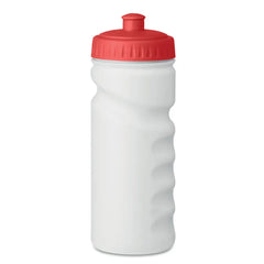 Witte BPA-Vrije Drinkfles van PE met Gekleurde Dop - Rood