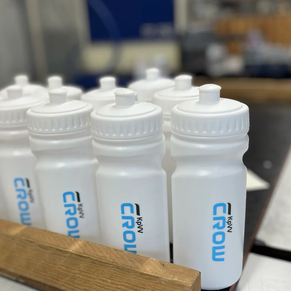 bpa vrije drinkfles wit pe  dop wit met logo 199538