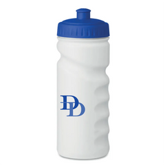 Essentix Grip Drinkfles 500 ml – Witte Body met Gekleurde Dop - Blauw
