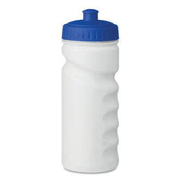 bpa vrije drinkfles wit pe gekleurde dop blauw 199538