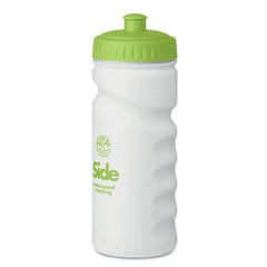 Essentix Grip Drinkfles 500 ml – Witte Body met Gekleurde Dop  - Groen