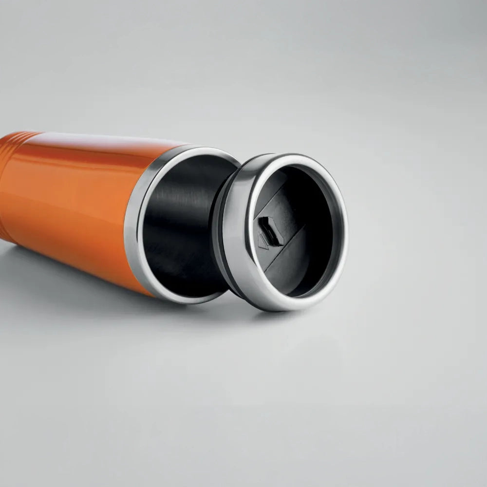 thermo reisbeker 400ml oranje detail 199618