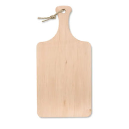Snijplank van elzenhout met handvat en ophangkoord, Beige - 199624