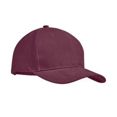 Caps van Zware Twill Katoen - Bordeaux
