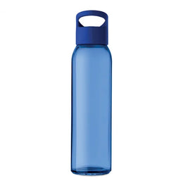 Glazen drinkfles 470 ml met PP dop, Blauw - 199746