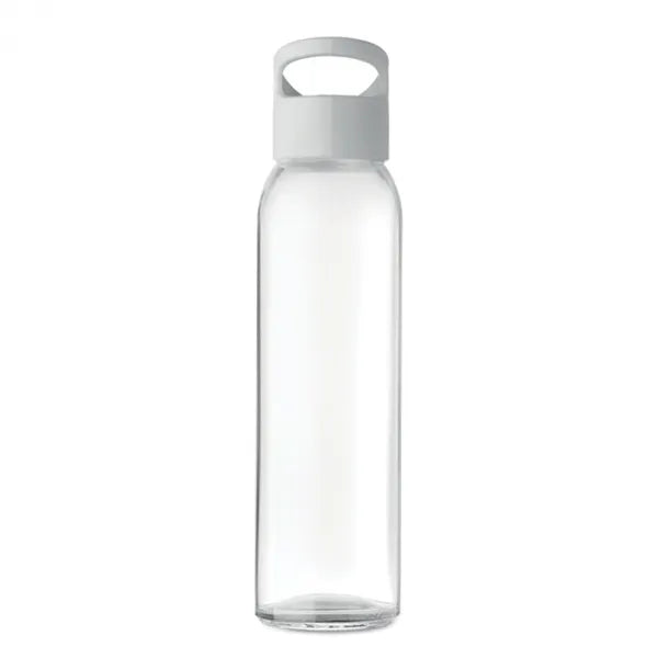 Glazen drinkfles 470 ml met PP dop, Transparant - 199746