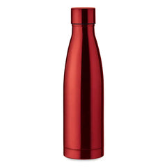 RVS Drinkfles 500 ml Bedrukken – Dubbelwandig - Rood
