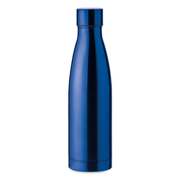 RVS drinkfles 500 ml dubbelwandig, Blauw - 199812