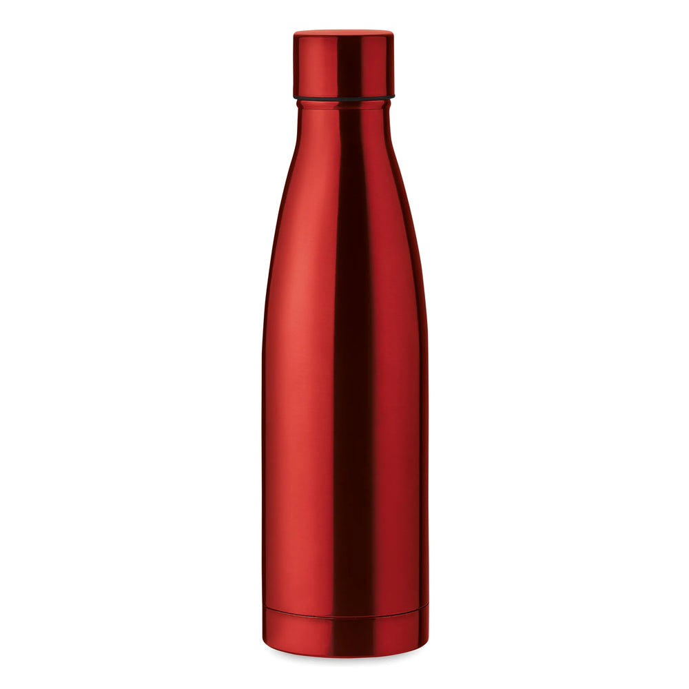 RVS drinkfles 500 ml dubbelwandig, Rood - 199812